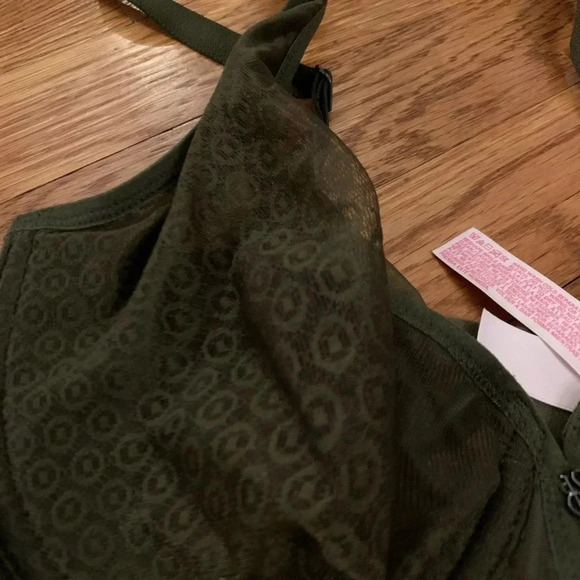 Victorias Secret Sheer Mesh Unlined Green Bra Size 32DD NWT - Picture 2 of 6